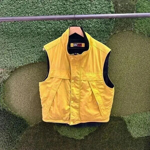 Vintage Tommy Hilfiger Reversible Plaid Vest  Medium